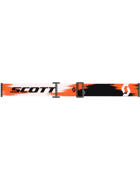 Gafa Scott Prospect 2.0 Amp Chrome Negro/Naranja Neon Lente Blue Crome Works