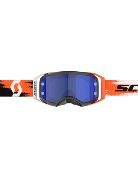Gafa Scott Prospect 2.0 Amp Chrome Negro/Naranja Neon Lente Blue Crome Works