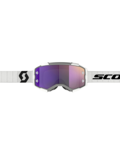 Gafa Scott Fury Blanco/Negro Lente Purpura Chrome Works 2